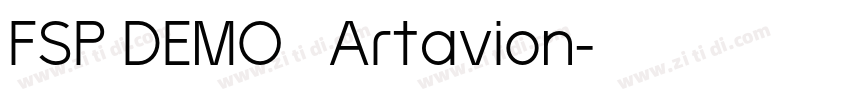 FSP DEMO   Artavion字体转换